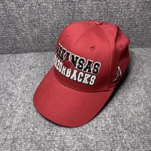Arkansas Razorbacks Hat Cap Snap Back Mens Red NCAA College Football Embroidered